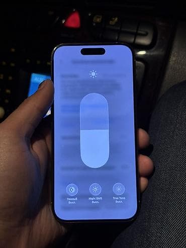 google fold: IPhone 15 Pro, Б/у, 128 ГБ, Natural Titanium, Зарядное устройство, 79 % — 9