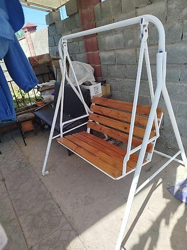 большие зонты: Садовые качели Со спинкой, Без крыши — 1