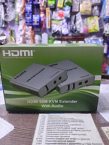 uv printer: HDMI 60M KVM Extender with Audio Комплект удлинителя HDMI/KVM по — 1