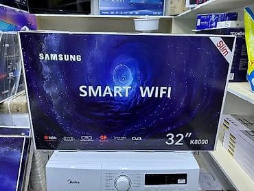 Телевизор SMART Wi‑Fi 32" (модель K8000) - Диагональ: 32" - Тип: LED at lalafo.kg Телевизор SMART Wi‑Fi 32" (модель K8000) - Диагональ: 32" - Тип: LED