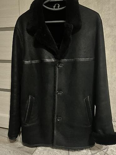 пальто с мехом: 280$. Мужская дублёнка NEVADA Moda in Pelle Размер: XL (указан на — 1