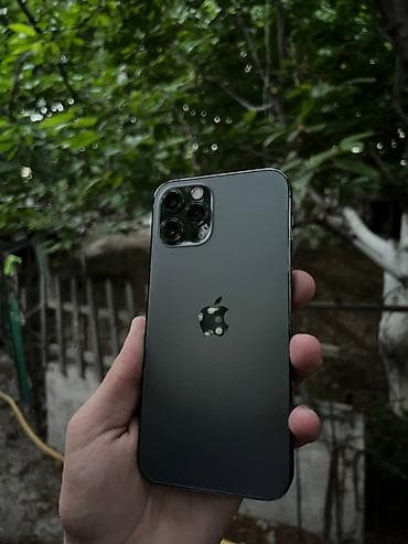 айфон бушный: IPhone 12 Pro, Б/у, 256 ГБ, Space Gray, Защитное стекло, 82 % — 1