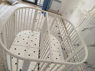 Кресла: Трансформируемая детская кроватка-манеж овальной формы - Конструкция — 2