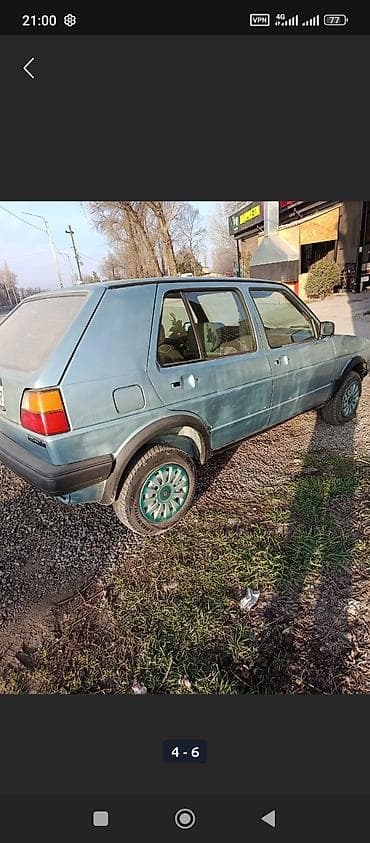 е60 e60: Volkswagen Golf: 1988 г., 1.8 л — 2