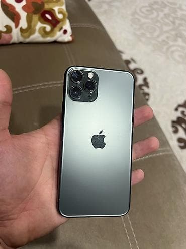 ТВ и видео: IPhone 11 Pro, Б/у, 64 ГБ, Matte Midnight Green, 79 % — 1