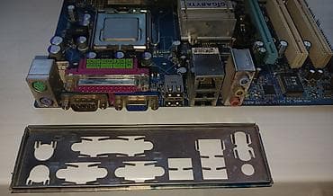 Техника и электроника: Материнская плата для ПК, Б/у, Gigabyte, LGA775, Micro-ATX — 5