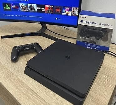 ps2 hdd: Sony PlayStation 4 Slim + контроллеры и установленная библиотека игр — 1