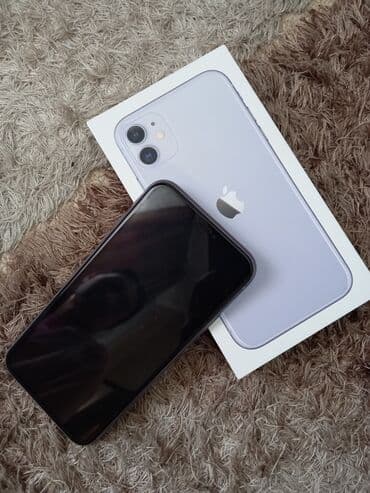 айфон 11 бу купить: IPhone 11, Колдонулган, 128 ГБ, Заряддоочу түзүлүш, Коргоочу айнек, Каптама, 75 % — 3