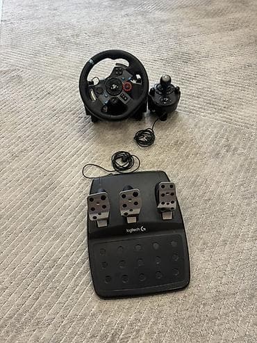 гоночный: Руль Logitech G29 Состояние 9/10 Все отлично работает Коробки к — 3