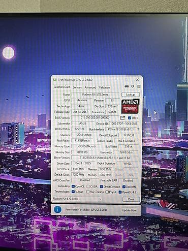 core 2 duo: Видеокарта, Б/у, Asus, Radeon RX, 8 ГБ, Для ПК — 7