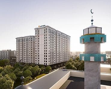 ihlas residents: 3 комнаты, 87 м² — 3
