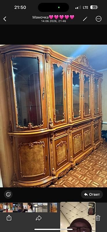кухонный комод: Сервант, Дерево — 1