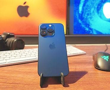 IPhone 15 Pro, цвет Blue Titanium в отличном состаянии, телефон без
