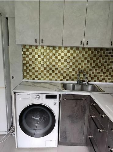 Кыймылсыз мүлк: 2 бөлмө, 48 м², 7-мкр 104-серия, 1 кабат, Дизайнердик оңдоо — 8