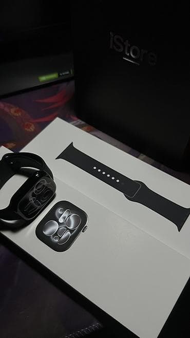 часы: Apple Watch Series 11 GPS, 46 мм, цвет Jet Black Пользовался только — 2