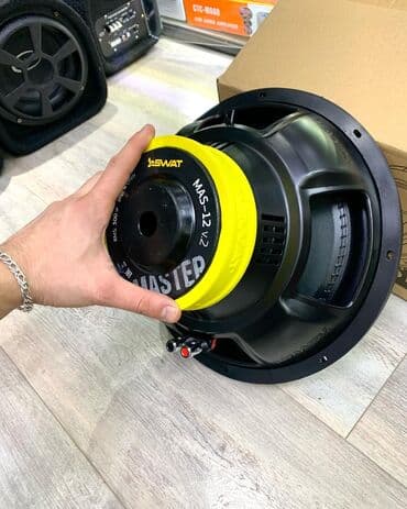 буферы на авто: Swat mas 12v2 сабвуферный динамик сери. Bass Master. Доступная по — 8