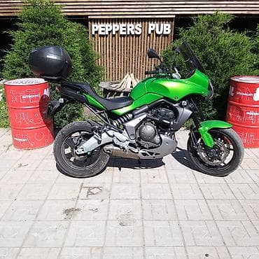 Мотоциклы: Adventure Kawasaki, 650 куб. см, Бензин, Б/у — 1