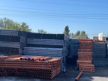 пластиковая труба для воды цена: Канализация үчүн түтүк Жергиликтүү, Материалы: Пластик, Диаметри 110 мм — 1