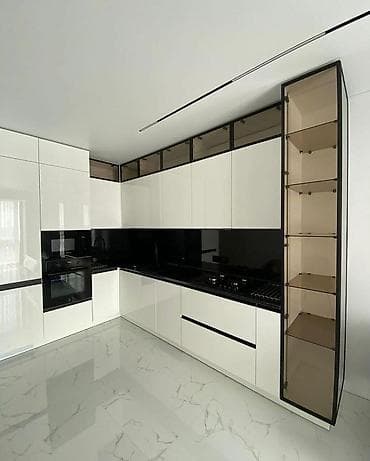 Комплекты мягкой мебели: Кухонный гарнитур, цвет - Серый, МДФ — 6