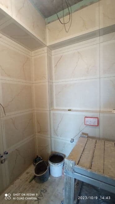 Дизайн, долборлоо: Дубалдарды коюу үчүн даярдоо, Дубалдарды грунттоо үчүн даярдоо, Плиткаларды кесүү | Карапа плиткасы, Керамогранит плиткасы, Мозаика плиткасы 6 жылдан ашык тажрыйба — 4