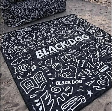 Плед-покрывало Black Dog «Темная ночь» для пикника и отдыха — 2