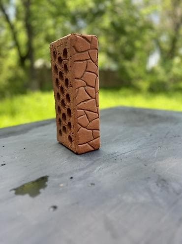 трафарет кирпич: Кирпич пустотелый (щелевой), керамический и силикатный — образцы — 7