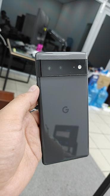 apple iphone 5g: Google Pixel 6, Б/у, 128 ГБ, цвет - Черный, 1 SIM, eSIM — 1