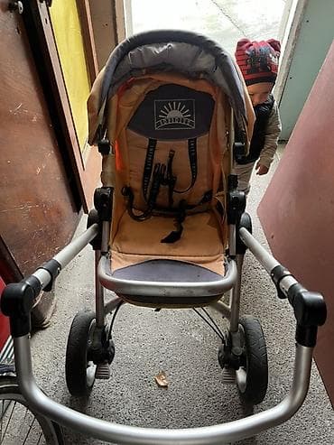 Балдар электр унаалары: Балдар арабасы, түсү - Сары — 2