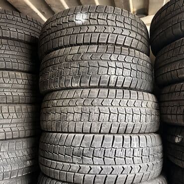 диск сапок: Шины 195 / 65 / R 15, Зима, Б/у, Комплект, Легковые, Япония, Dunlop — 1