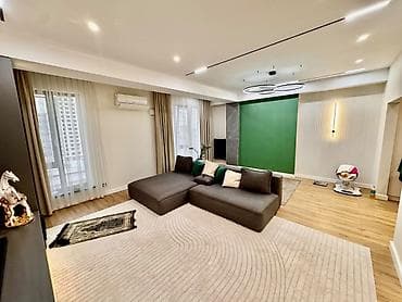 Квартиры: 3 комнаты, 120 м², Асанбай мкр Элитка, 7 этаж, Дизайнерский ремонт — 10
