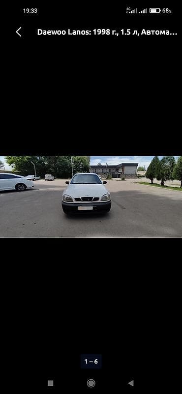 daewoo l: Daewoo Lanos: 1998 г., 1.5 л, Автомат, Бензин, Седан — 6