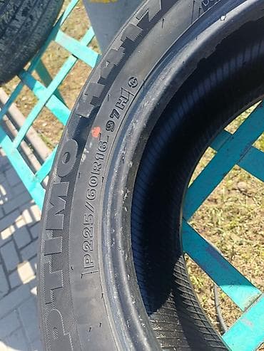 3000: Шины 225 / 60 / R 16, Лето, Б/у, Корея, Hankook — 2