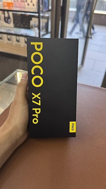 телефоны поко: Poco X7 Pro, Б/у, 512 ГБ, цвет - Желтый, 2 SIM — 2