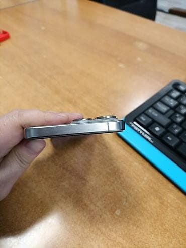 micro sd 128: IPhone 15 Pro Max, Б/у, 1 ТБ, Natural Titanium, Зарядное устройство, Чехол, 83 % — 6