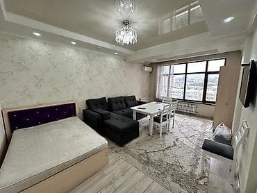 flat kant: 1 комната, Агентство недвижимости, Без подселения, С мебелью полностью — 1