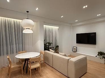 квартира лермантова: 1 комната, 55 м², Элитка, 3 этаж, Дизайнерский ремонт — 2