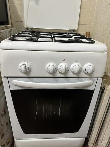 плиты газовые: Газовая плита с духовкой, классическая белая. Основные — 1