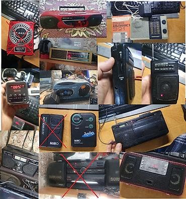 РАДИОПРИЁМНИКИ, МАГНИТОЛЫ: 1. Китайская магнитола двух кассетная