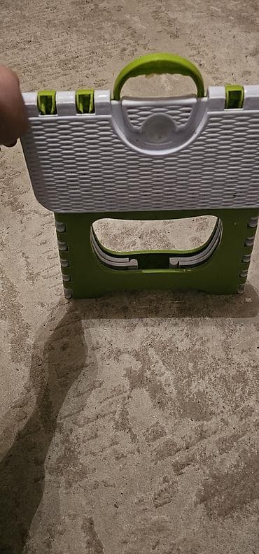 Тигүүчүлөр үчүн отургучтар: Табуретка, Колдонулган, Желим, Бүктөө — 3