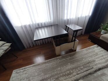 раздвижные журнальные столики: Стол трансформер Для зала, Другая конструкция, цвет - Коричневый — 4