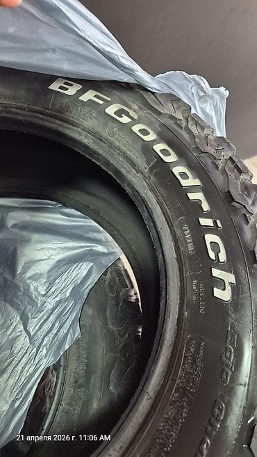 diski kg: Шины 285 / 60 / R 18, Всесезонная, Б/у, Комплект, Внедорожные (АТ/МТ), США, BFGoodrich — 8