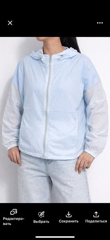 nike tech flece: Ветровка, Осень-весна, С капюшоном, Стандарт — 1