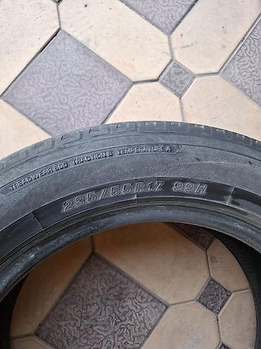 резина на gx: Шины 235 / 55 / R 17, Всесезонная, Б/у, 1 шт, Внедорожные (АТ/МТ), Yokohama — 4