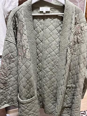 patch: Кардиган, Хлопок, Средняя модель, Осень-весна, С карманами — 1