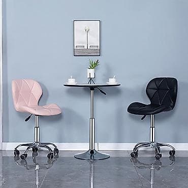 Офис креслолору: Офис креслолор, Жаңы, Дөңгөлөктүү, түсү - Кара, Экокожа, Өзү алып кетүү, Акылуу жеткирүү — 4