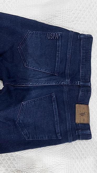 Мужские джинсы, S, Us Polo Assn, Б/у, цвет - Синий