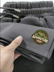 брендовые мужские спортивные костюмы из турции: Прямые широкие спортивные широкие брюки на осень-зиму с начёсом и без — 9