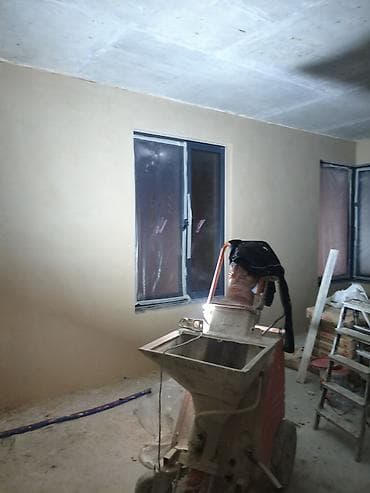 лепнина из гипса: Механизированная штукатурка стен и откосов - Выполняется станцией (на — 2