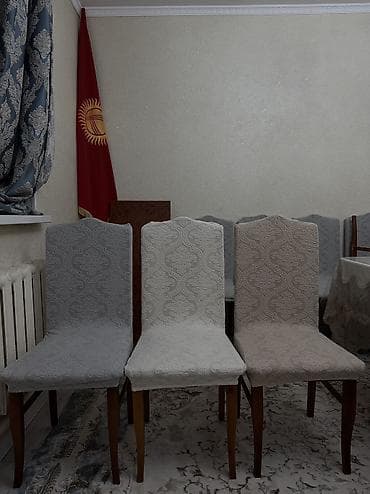 Чехлы на стулья с высоким спинкой - Эластичные чехлы на стулья без