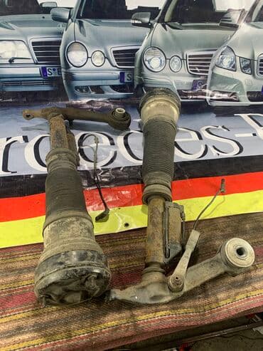 голф4: Передний амортизатор, Задний амортизатор, Задний пневмобаллон Mercedes-Benz 2001 г., Б/у, Оригинал, Германия — 2